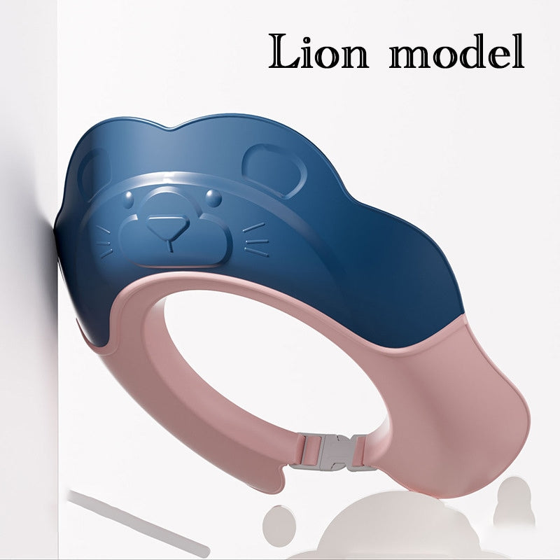Baby Shampoo Cap, Waterproof Ear Protection Soft Rubber Bath Hat