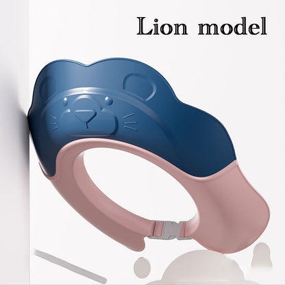 Baby Shampoo Cap, Waterproof Ear Protection Soft Rubber Bath Hat