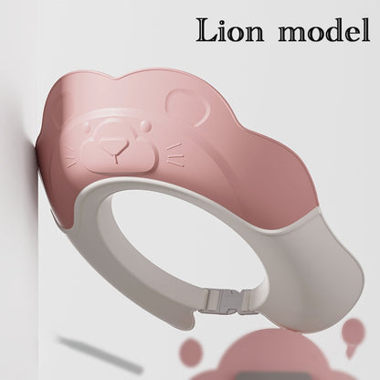 Baby Shampoo Cap, Waterproof Ear Protection Soft Rubber Bath Hat