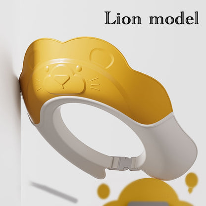 Baby Shampoo Cap, Waterproof Ear Protection Soft Rubber Bath Hat