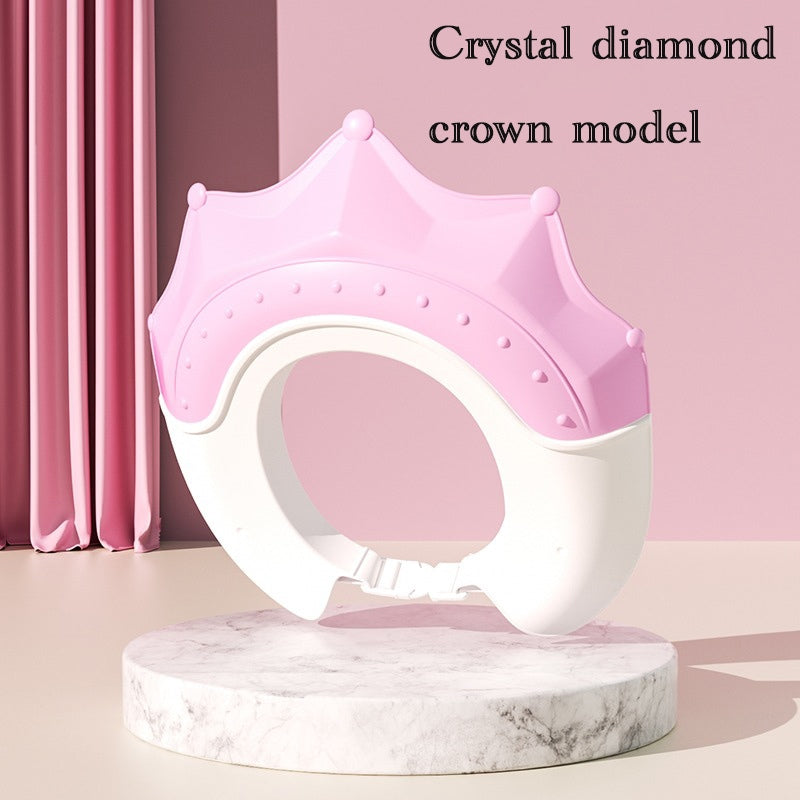 Baby Shampoo Cap, Waterproof Ear Protection Soft Rubber Bath Hat