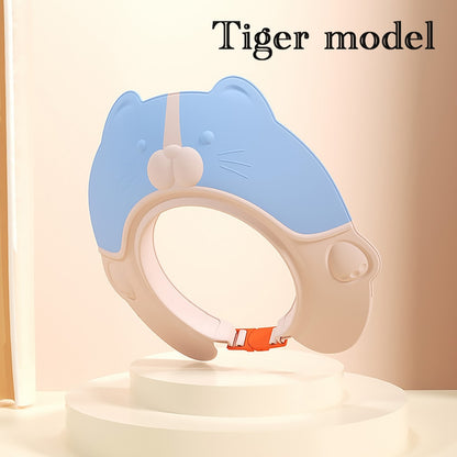 Baby Shampoo Cap, Waterproof Ear Protection Soft Rubber Bath Hat