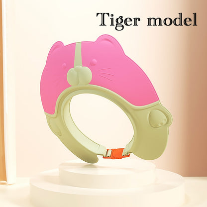 Baby Shampoo Cap, Waterproof Ear Protection Soft Rubber Bath Hat