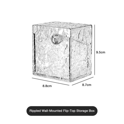 Bathroom Mirror Cabinet Storage Box Wall-mounted Flip Lid Cosmetic Storage Box