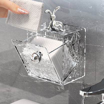 Bathroom Mirror Cabinet Storage Box Wall-mounted Flip Lid Cosmetic Storage Box