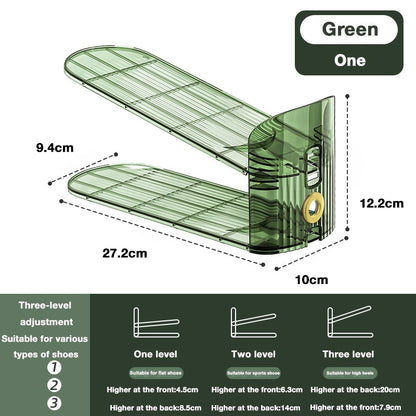 Modern Minimalist Double-Layer Adjustable Shoe Storage Rack
