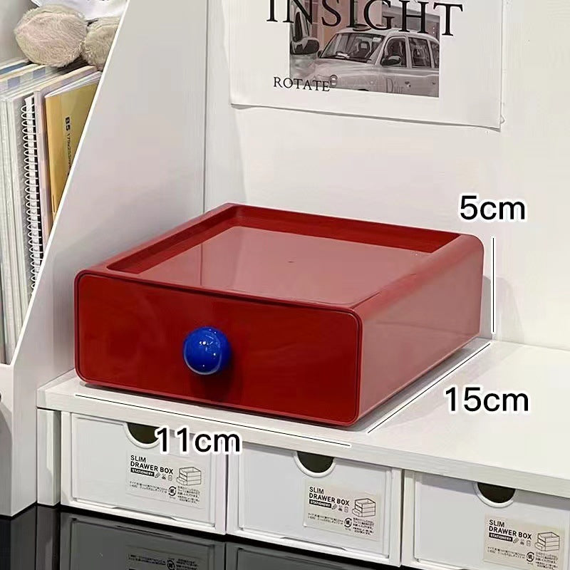 Dopamine Storage Box, Premium Dust-Proof Desktop Drawer Organizer