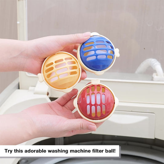 Anti-Tangle Stain Removal Laundry Ball, Knot-Free Filtering Tool for Washing Machines