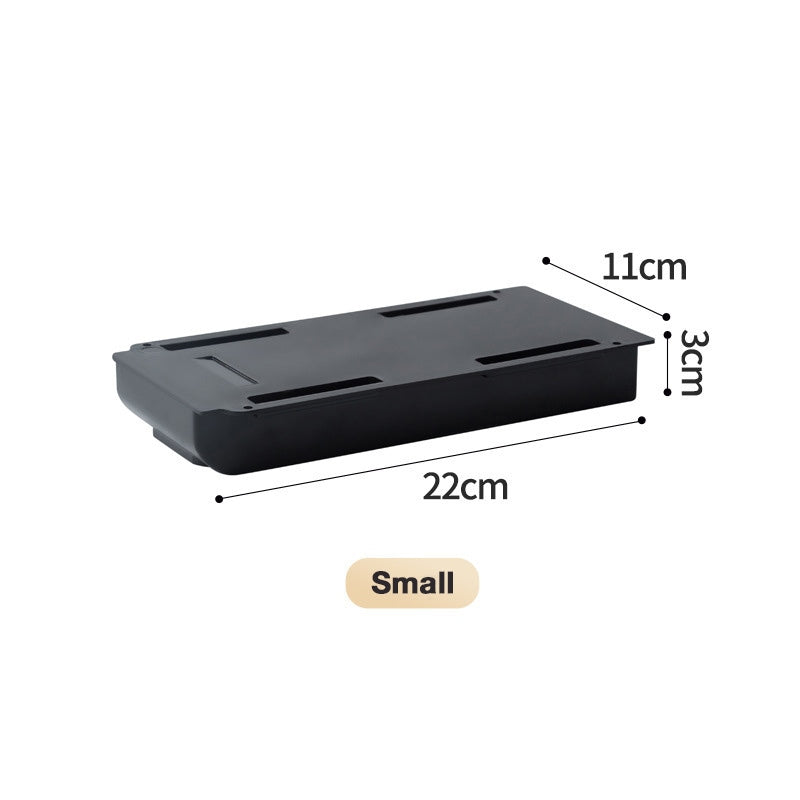 Under-Desk Hidden Storage Box, Pull-Out Organizer, Makeup Storage Rack