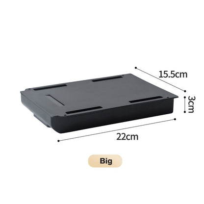 Under-Desk Hidden Storage Box, Pull-Out Organizer, Makeup Storage Rack