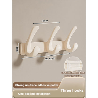 Non-Marking Over-the-Door Coat Hook and Clothes Hanging Organizer
