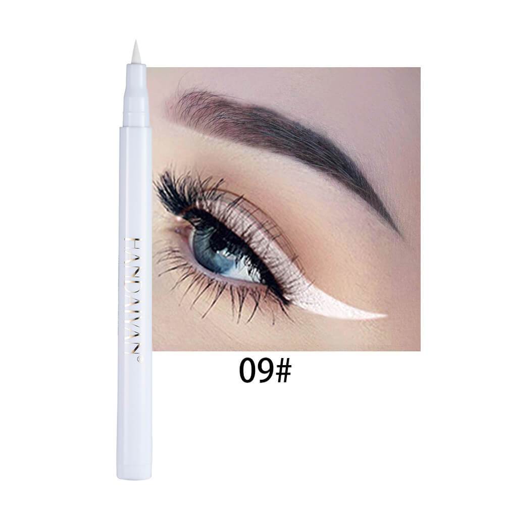 Rainbow Color Waterproof Eyeliner Pencil, Smudge-Proof and Long-Lasting