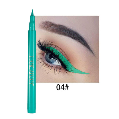 Rainbow Color Waterproof Eyeliner Pencil, Smudge-Proof and Long-Lasting