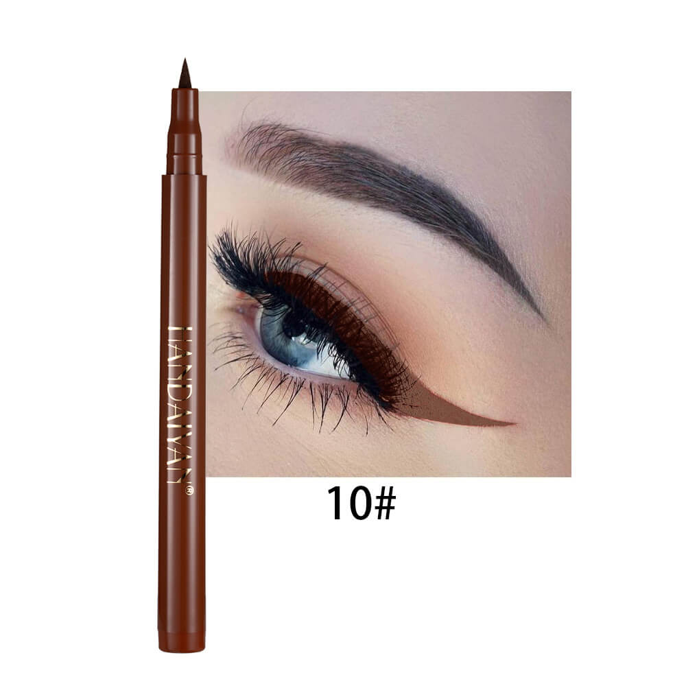 Rainbow Color Waterproof Eyeliner Pencil, Smudge-Proof and Long-Lasting