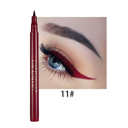 Rainbow Color Waterproof Eyeliner Pencil, Smudge-Proof and Long-Lasting