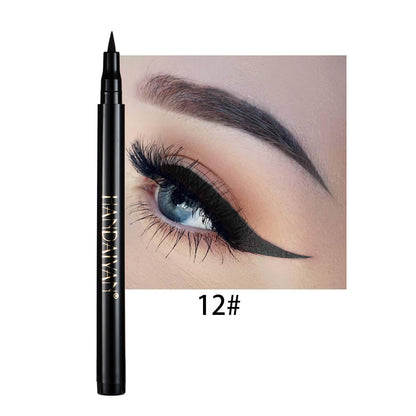 Rainbow Color Waterproof Eyeliner Pencil, Smudge-Proof and Long-Lasting