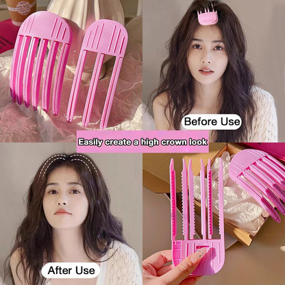 High Crown Styling Tool-Wind Styling Comb for Root Shaping and Volumizing Clip for Bangs and Crown