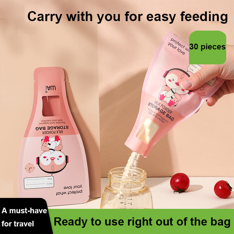 Portable Sealing Storage and Portioning Bags for Baby Formula – Ideal for Travel and Freshness Preservation