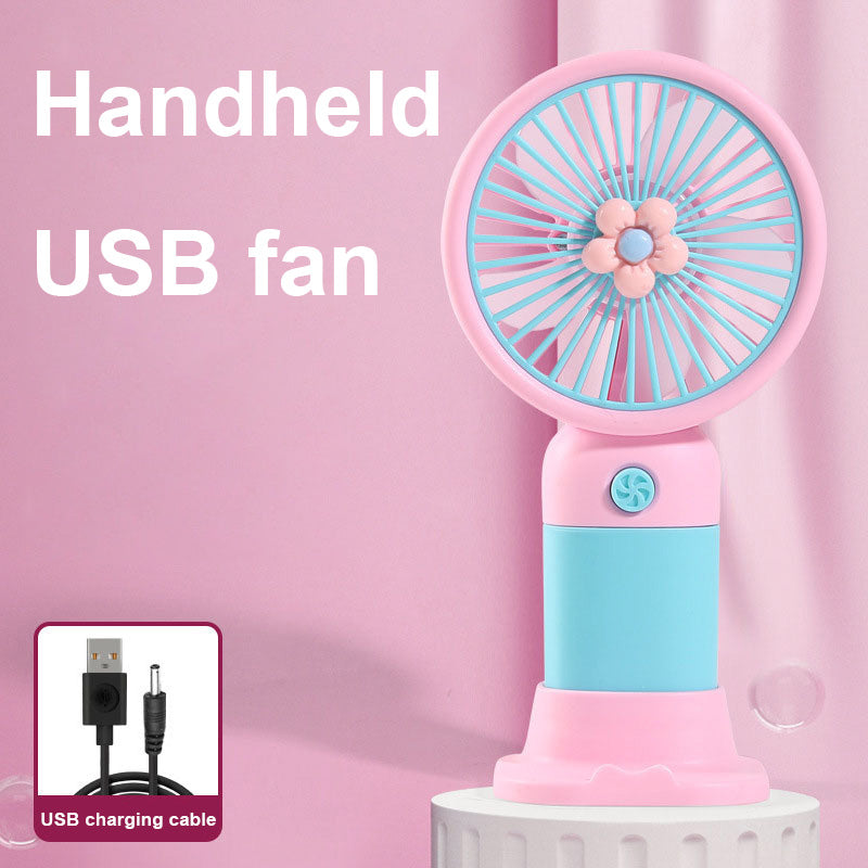 Mini Handheld Portable Fan With Stand