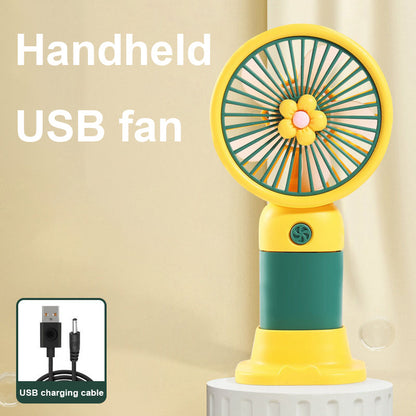 Mini Handheld Portable Fan With Stand
