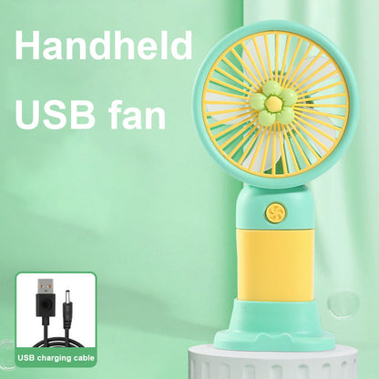 Mini Handheld Portable Fan With Stand