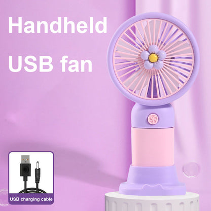 Mini Handheld Portable Fan With Stand