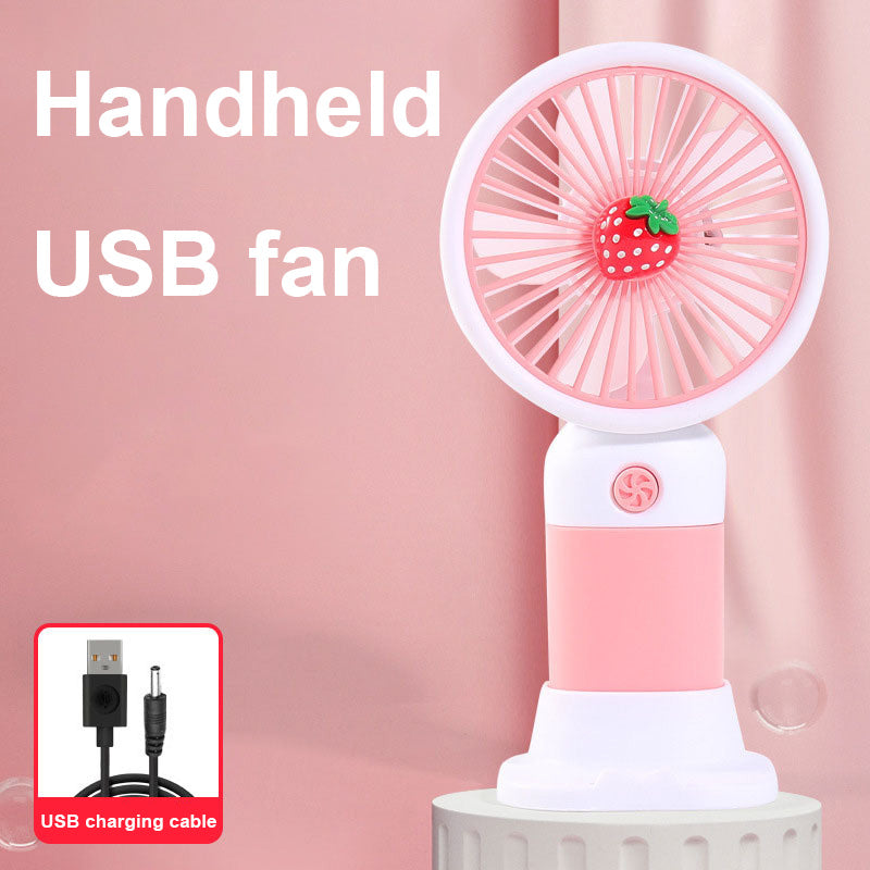 Mini Handheld Portable Fan With Stand
