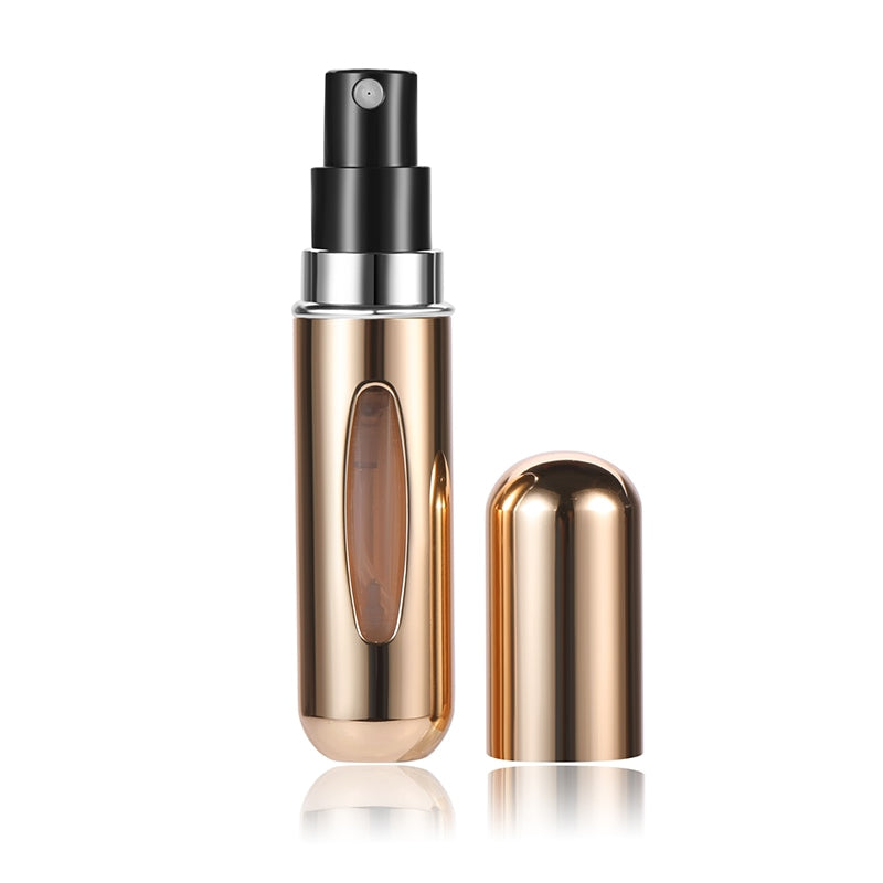 Perfume Refill Bottle with Bottom Self-Pump, Portable Spray Bottle for Fragrance