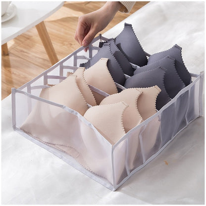 Mesh Underwear and Clothing Storage Box, Drawer Organizer for Wardrobe, Home Clothing Organizer with Dividers