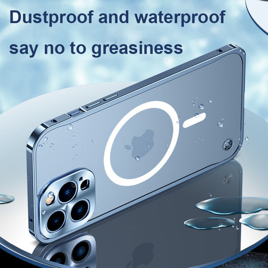 অ্যাপল ম্যাট ম্যাগনেটিক মেটাল ফ্রেমের ফোন কেস