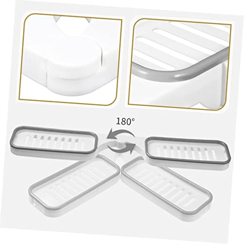 Rotatable Storage Rack for Bathroom & Toilet