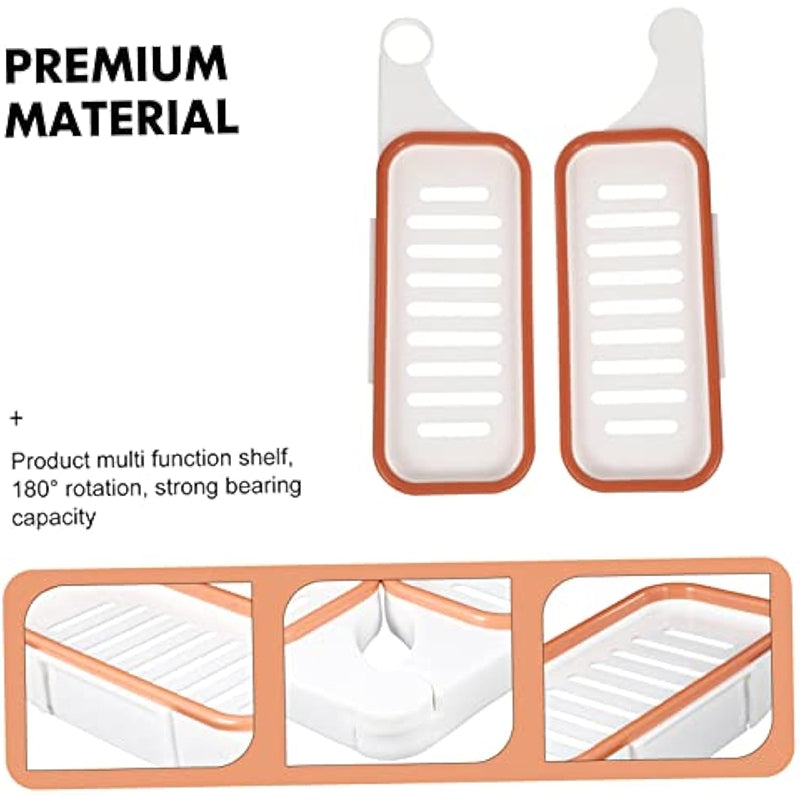 Rotatable Storage Rack for Bathroom & Toilet