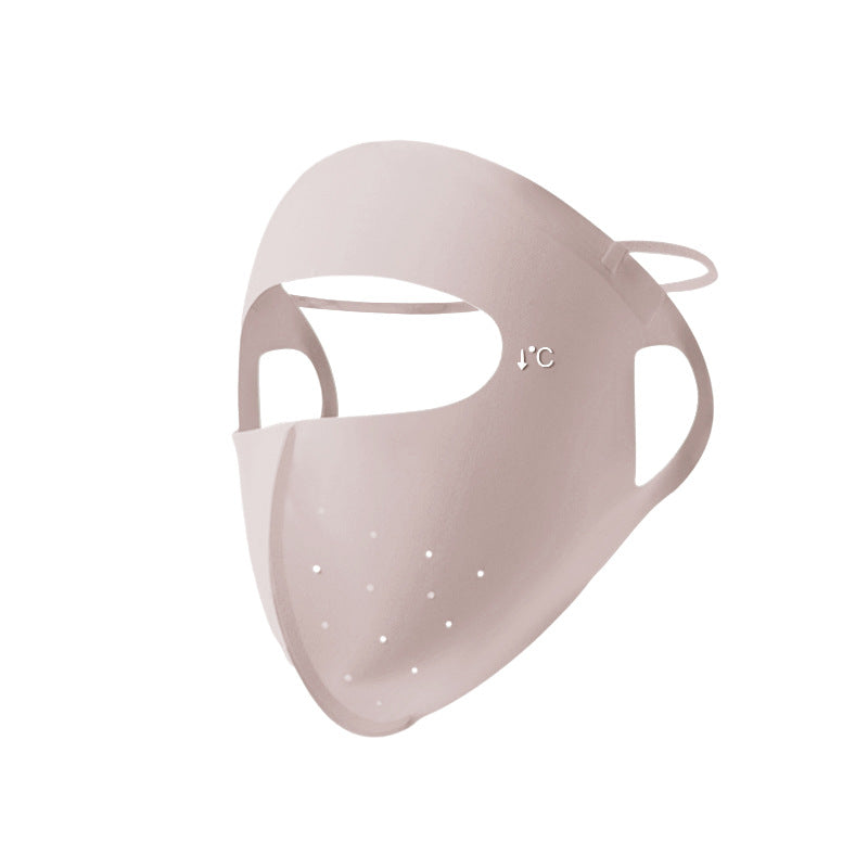 Full-face Sun Protection Mask With UV Protection,  Made Of Ice Silk Material