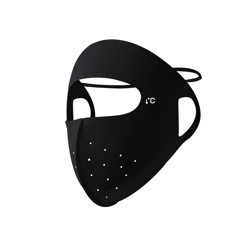 Full-face Sun Protection Mask With UV Protection,  Made Of Ice Silk Material