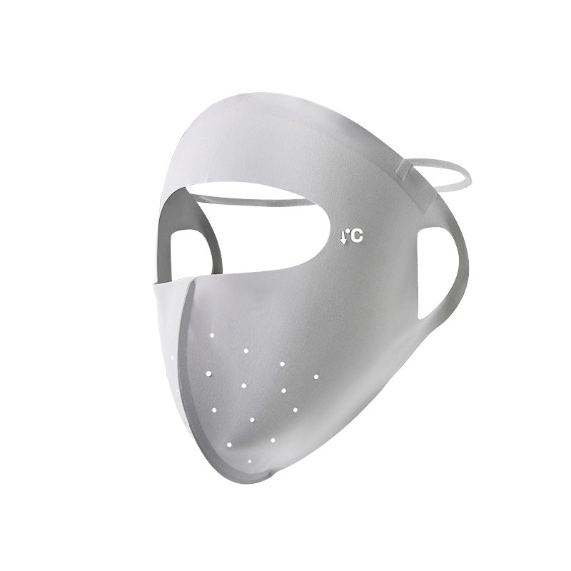 Full-face Sun Protection Mask With UV Protection,  Made Of Ice Silk Material