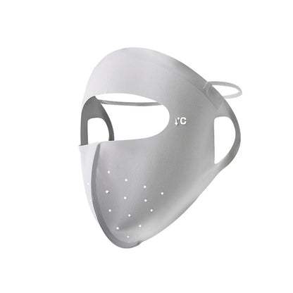 Full-face Sun Protection Mask With UV Protection,  Made Of Ice Silk Material