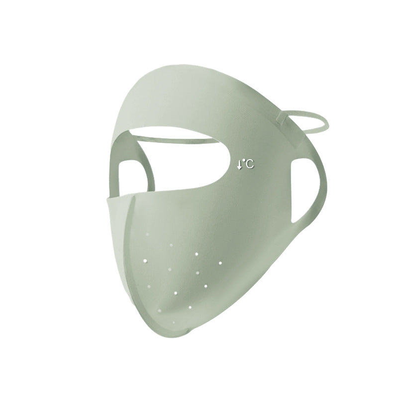 Full-face Sun Protection Mask With UV Protection,  Made Of Ice Silk Material