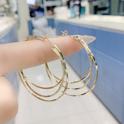 Multi-layer Hoop Earrings