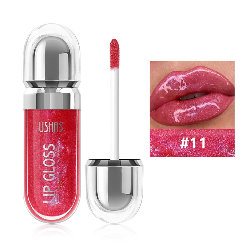 11 Colors of Pearlescent Lip Glaze, Moisturizing And Long-Lasting Mirror Liquid Lipstick