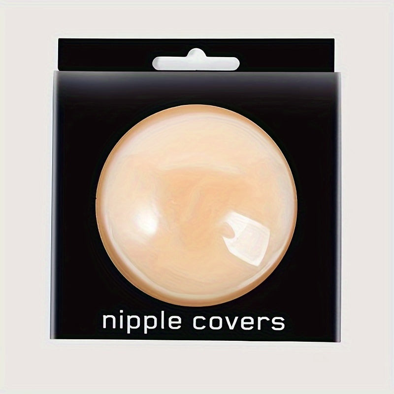 Thin Silicone Solid Summer Breast Patch, Anti-slip Nipple Patch, Reusable Breast Patch