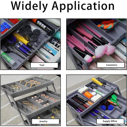 মাল্টি-লেভেল স্মার্ট ড্রয়ার অর্গানাইজার
