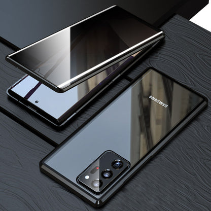 Samsung Anti-Peeping Phone Case, Full-Cover Magnetic Metal Protective Case