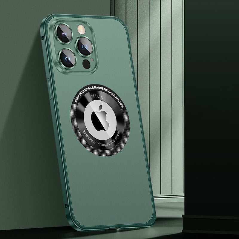 Metal Frame Hollow Magnetic Mobile Phone Case