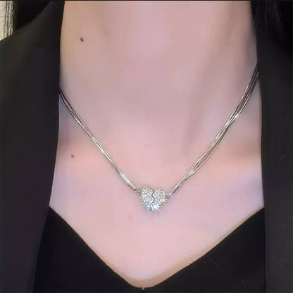 Magnetic Love Patchwork Necklace