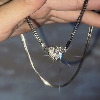 Magnetic Love Patchwork Necklace