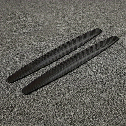 2pcs Rubber Car Bumper Guards - Front & Rear Anti-Collision Strips, Door Body Scratch Protection