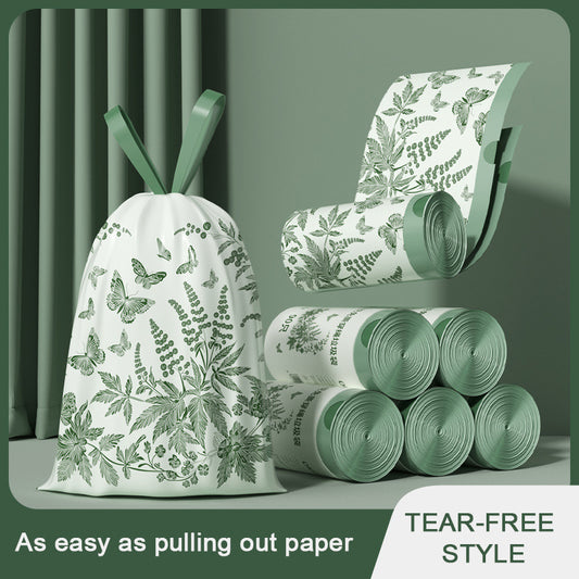 Tear-free Drawstring Portable Mosquito Repellent Wormwood Garbage Bag