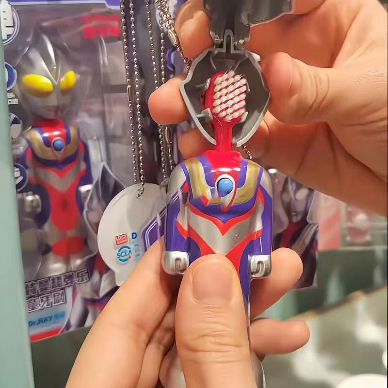 Retractable Ultraman Toothbrush for Kids – Soft & Safe Bristles