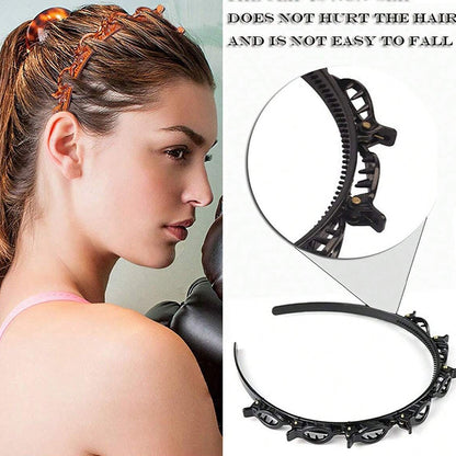 Bangs Hairstyle Hairpin Braided Hair Tie Fashion Headband