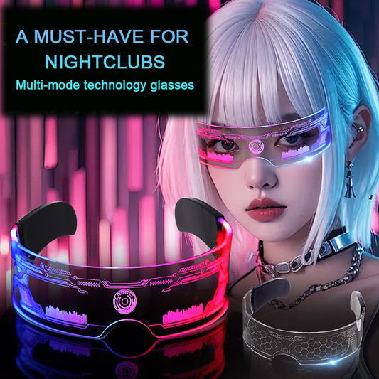 LED Colorful Luminous Technology Glasses Available For Bar Disco Party